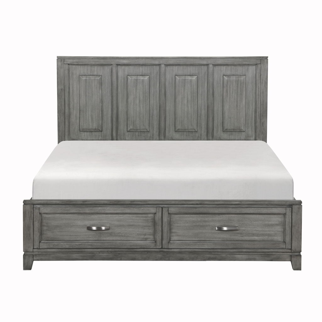 Garretson - Platform Bed With Footboard Storage
