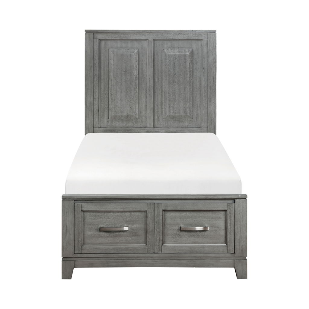 Garretson - Platform Bed With Footboard Storage