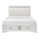 Luster - Platform Bed With Footboard Storage