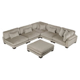 Traverse - Sectional With Ottoman