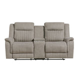 Dean - Double Reclining Loveseat With Center Console