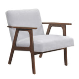Omara - Accent Chair Dark Brown Base