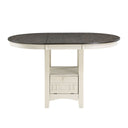 Junipero - Round / Oval Counter Height Table With Storage Base