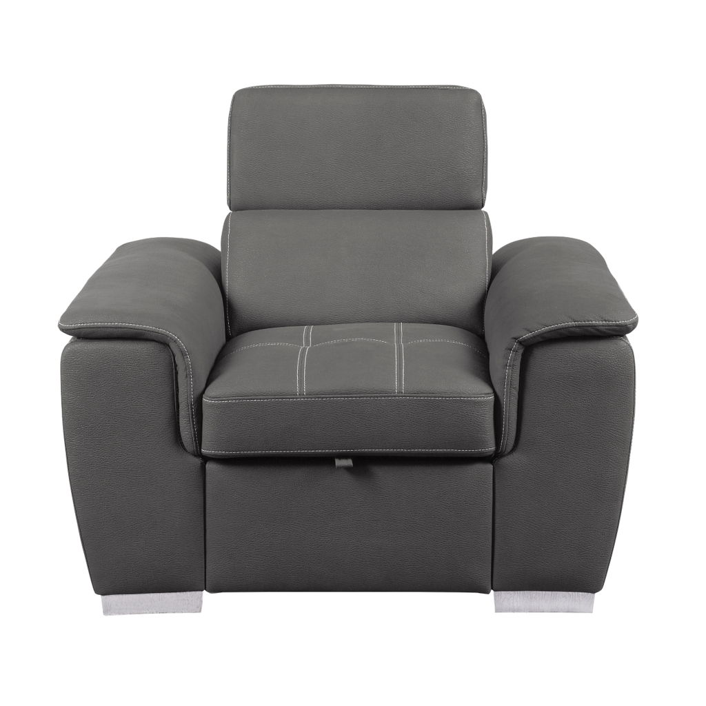 Ferriday - Chair With Pull-Out Ottoman