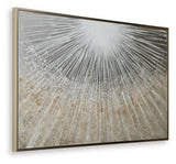 Waldard - Wall Art - Gray / Taupe / White