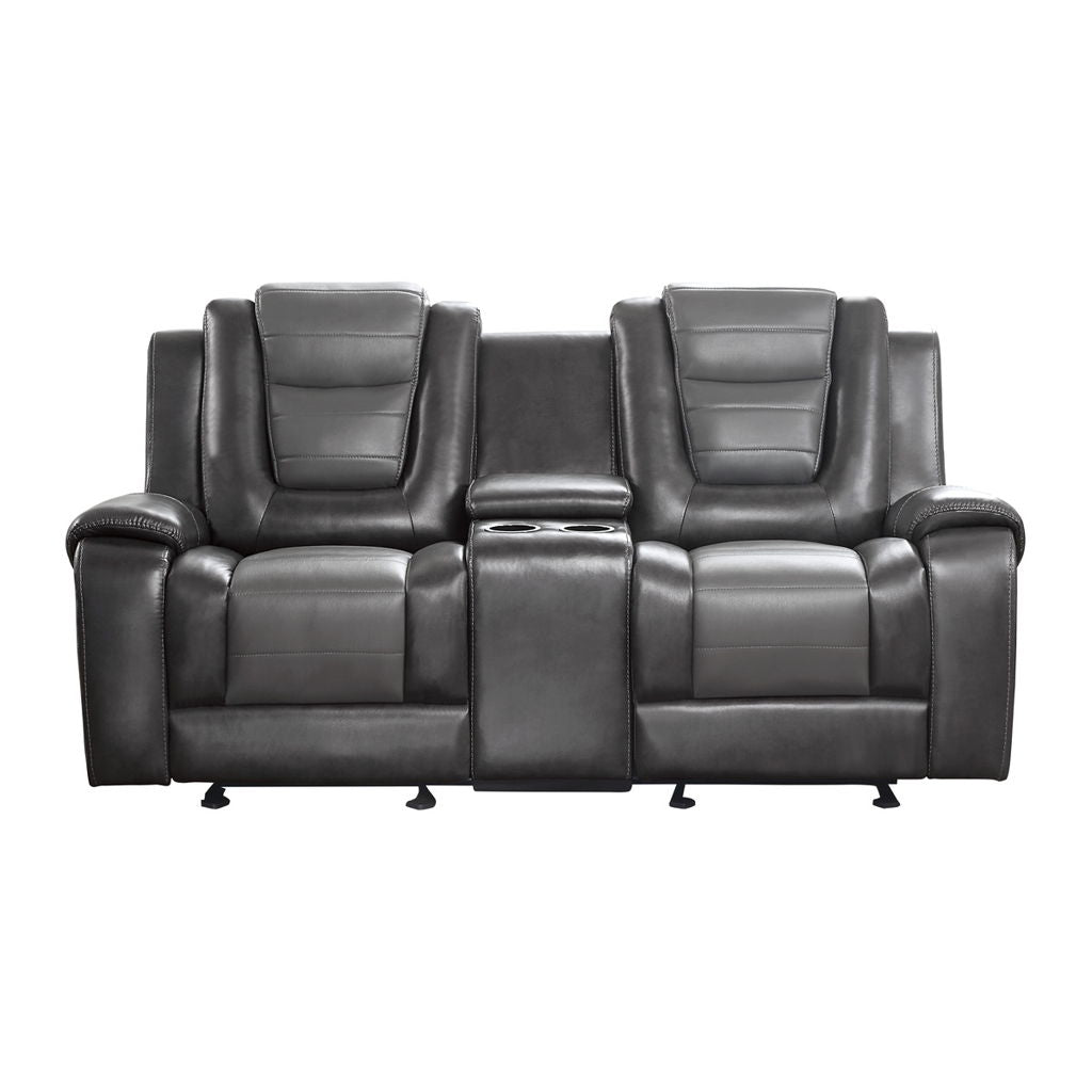Briscoe - Double Glider Reclining Loveseat With Center Console