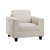 Walterboro - Chair With Storage Pouches And Charging Ports