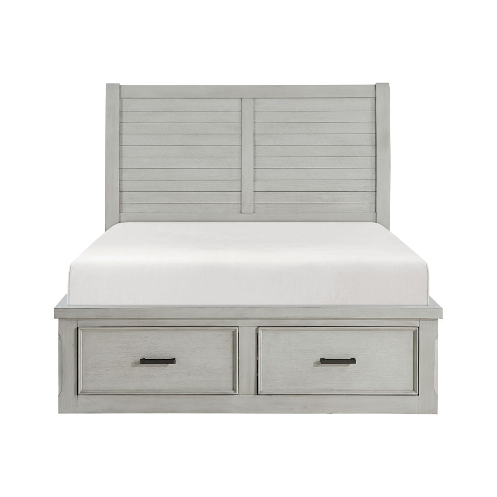 Willowbrook - Platform Bed With Storage Footboard And Side Rails