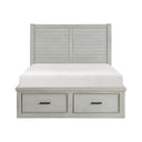 Willowbrook - Platform Bed With Storage Footboard And Side Rails