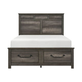 Lenior - Platform Bed With Storage Footboard