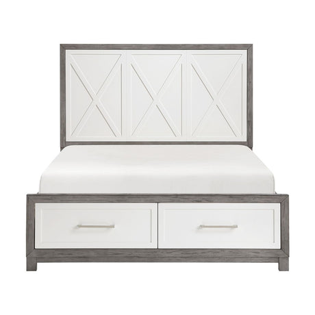 Rowan - Platform Bed With Storage Footboard