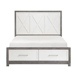 Rowan - Platform Bed With Storage Footboard