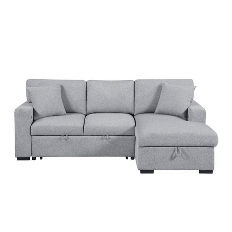 Pompano - Sectional With Chaise, Pull-Out Bed And Hidden Storage, Charging Ports