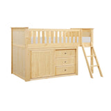 Bartly - Low Loft Bunk Bed