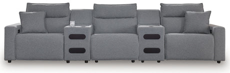 Modmax II - Reclining Sectional - Salt And Pepper