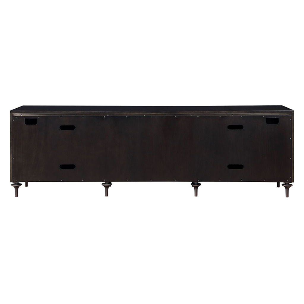 Diya - Console Cabinet - Forged Bronze & Espresso