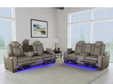 BIGBEND Brown Power Reclining Sofa & Loveseat