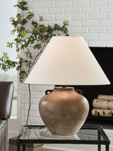 Ferrilby - Poly Table Lamp - Antique Beige