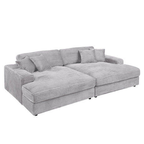 Hilde - Sectional Sofa With 4 Pillows