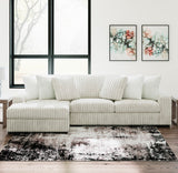 LUXEMBURG Alloy 141" x 67" Modular Sectional with Chaise