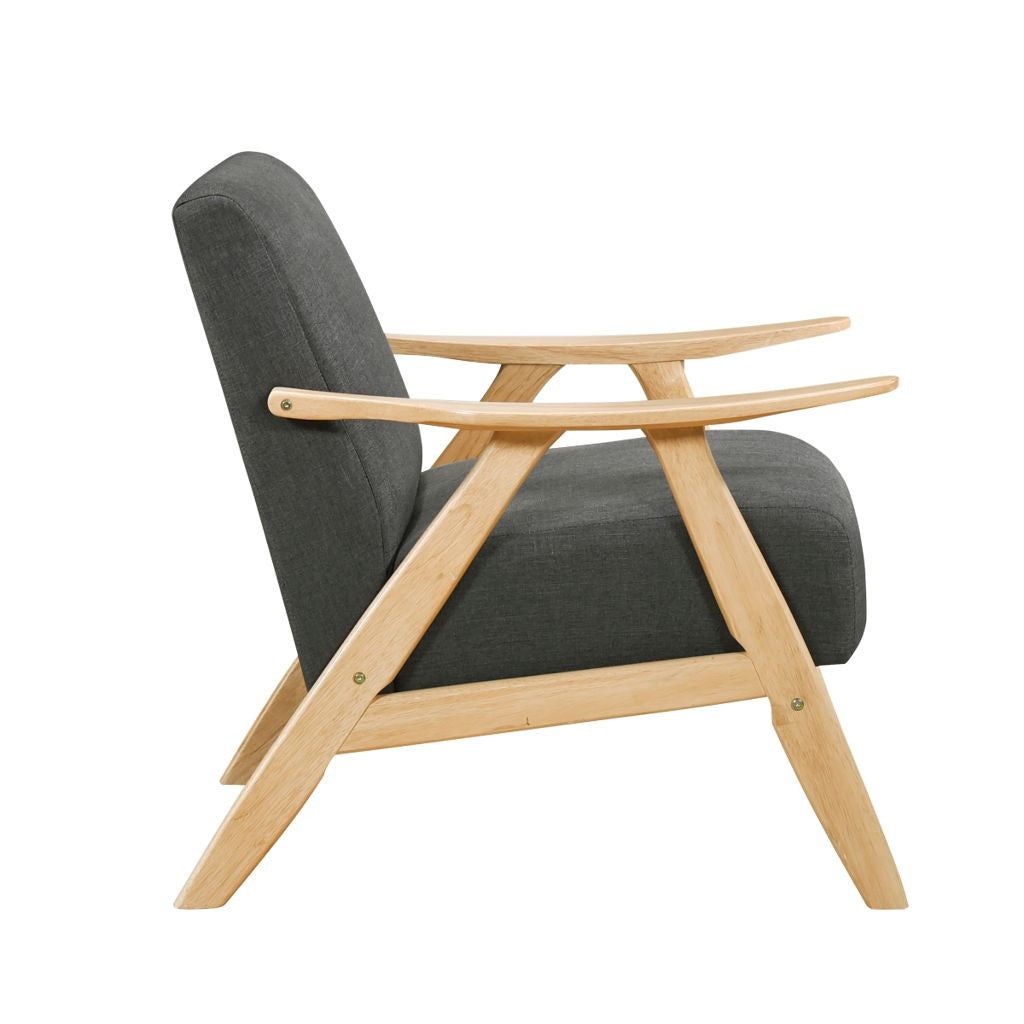 Damala - Accent Chair Light Brown Base