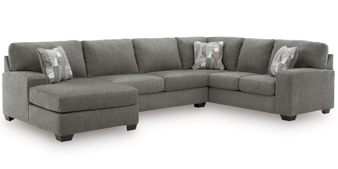 KAXIM Gray 142" x 93" Oversized Sectional