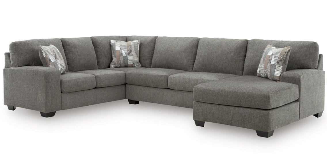 KAXIM Gray 142" x 93" Oversized Sectional
