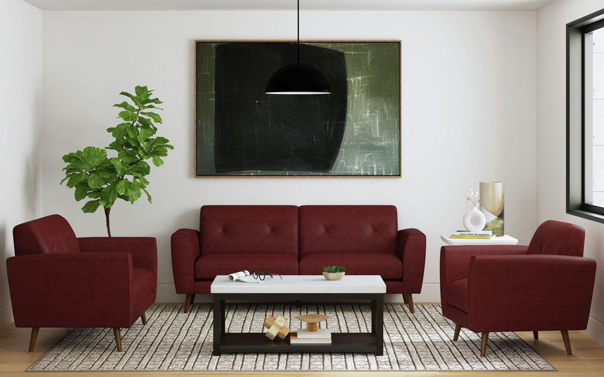 CAMBIANO Red Livingroom Set