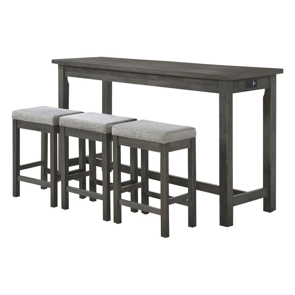 Connected - 4-Piece Pack Counter Height Set