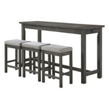 Connected - 4-Piece Pack Counter Height Set