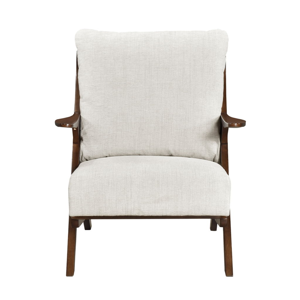 Lennox - Accent Chair - Dark Brown Frame