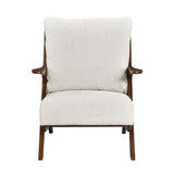 Lennox - Accent Chair - Dark Brown Frame