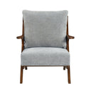 Lennox - Accent Chair - Dark Brown Frame