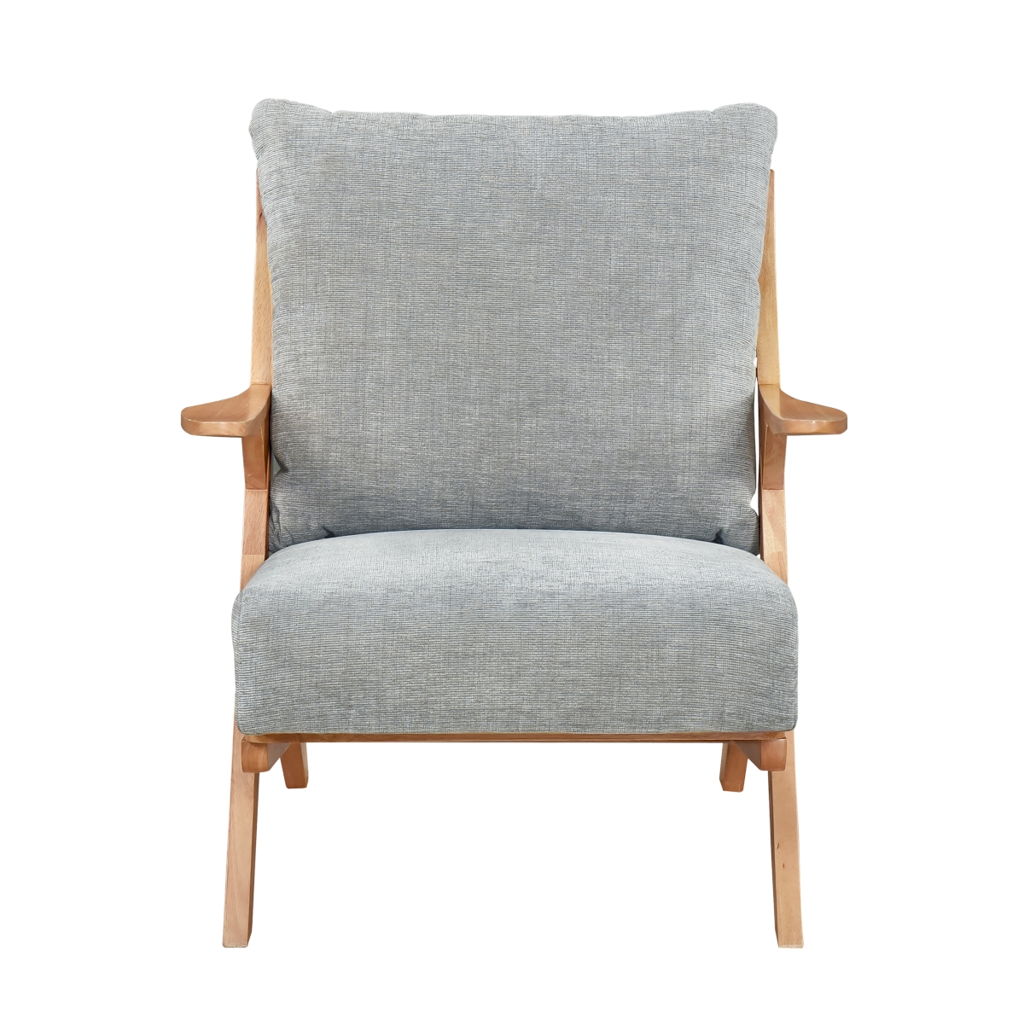 Lennox - Accent Chair - Light Brown Frame
