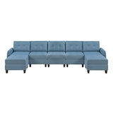 Garren - Sectional With Storage And Ottoman
