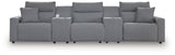 Modmax II - Reclining Sectional - Salt And Pepper