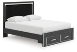 Zuraleus - Upholstered Panel Platform Storage Bed
