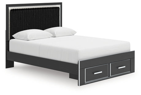 Zuraleus - Upholstered Panel Platform Storage Bed