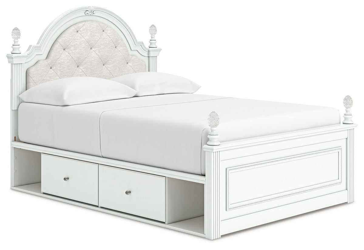 Kozlani - Upholstered Panel Storage Bed