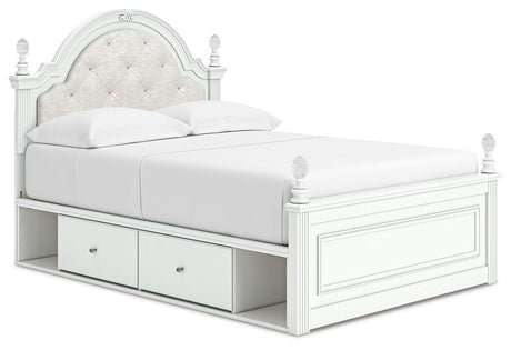 Kozlani - Upholstered Panel Storage Bed