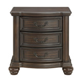Brunswick - 2-Drawer Nightstand With USB - Mahogany