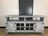 ROCKWALL Gray 72” Wide x 36" Height TV Stand