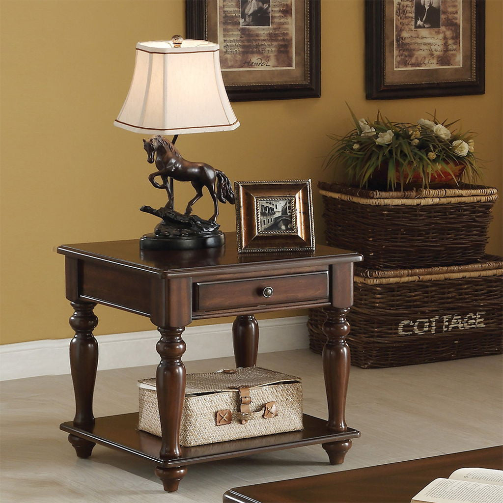 Farrel - End Table - Walnut
