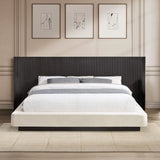 Clayten - Queen Bed - Beige / Espresso
