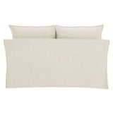 Shane - Loveseat With 2 Pillows - Beige Linen