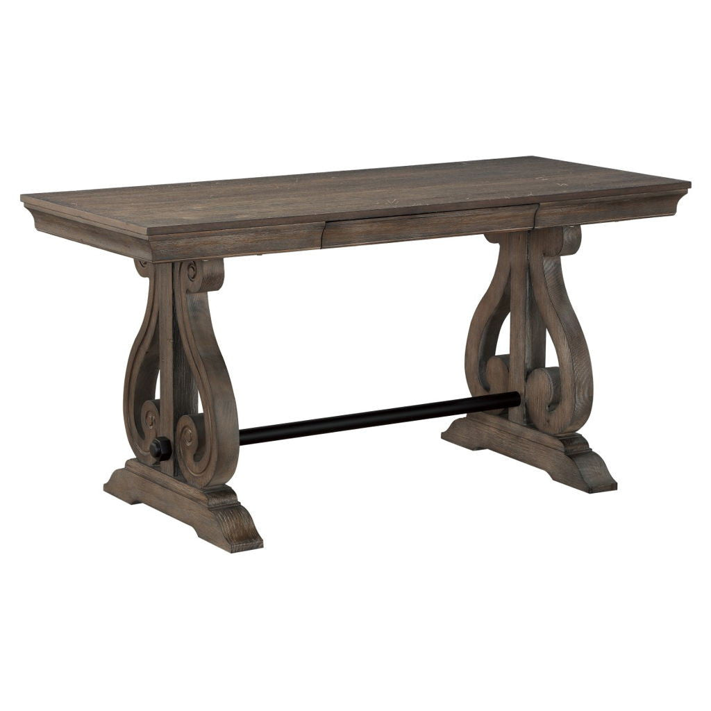 Toulon - Writing Desk - Dark Oak