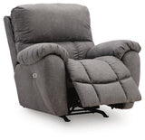Bakerstein - Power Rocker Recliner With Adjustable Headrest - Galaxy