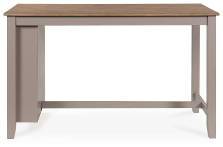 Harperfeld - Rectangular Dining Room Counter Table - Natural / Gray