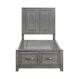 Garretson - Platform Bed With Footboard Storage
