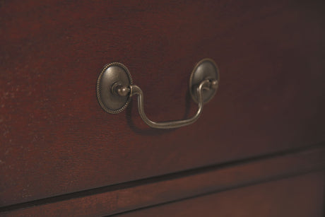 Alisdair - Two Drawer Night Stand - Reddish Brown